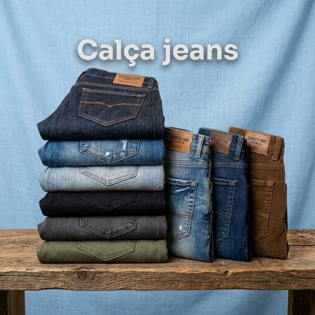CALÇAS JEANS MASCULINO