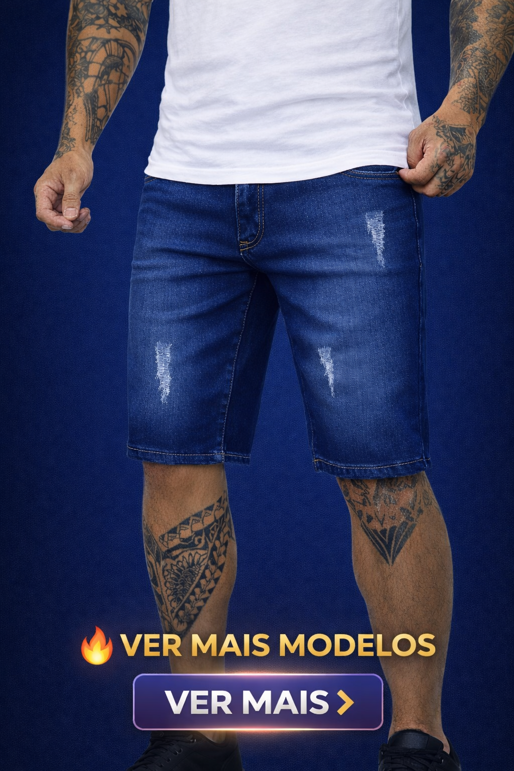 SHORTS JEANS MASCULINO