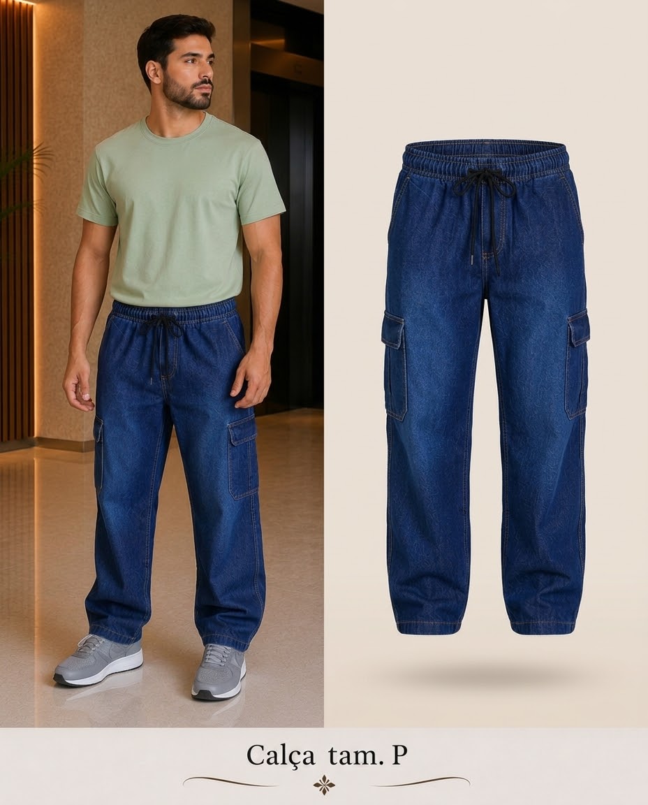 CALÇAS JEANS MASCULINO