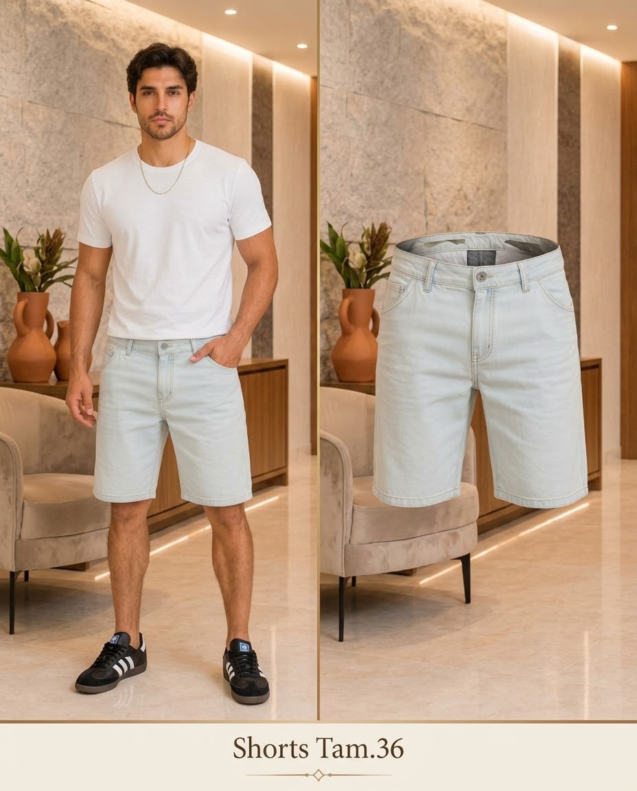 SHORTS JEANS MASCULINO
